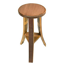 Reclaimed Wine Barrel Triple Stave Stool