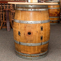 Reclaimed Half Barrel Bar/Console