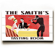Personalized Speakeasy Tasting Room Sign