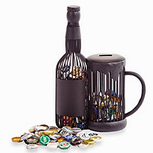 Beer Mug Bottle Cap Caddy