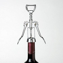 Chrome Wing Style Corkscrew