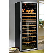 EuroCave Performance 283 Wine Cellar (Black - Glass Door with Brushed Aluminum Trim) (Outlet A)