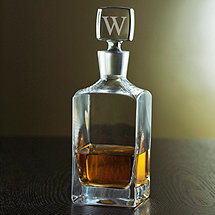 Personalized Metropolitan Whiskey Decanter (Personalized Stopper)