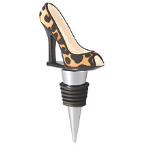 Stiletto Wine Stopper - Leopard