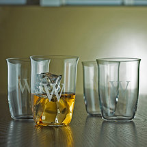 Personalized Fusion Whiskey Glasses (Set of 4)