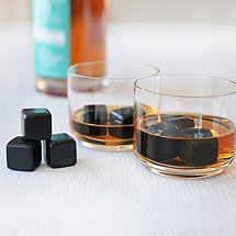 Black Whisky Stones (Set of 9)