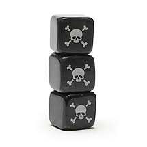 Skull & Crossbones Icon Whisky Stones (Set of 3)