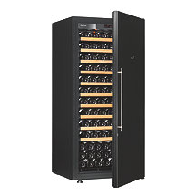 EuroCave Pure M Wine Cellar (Solid Door with Reflective Black Finish)