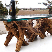 Grapevine Dining Table Glass Rectangle (42 X 72)