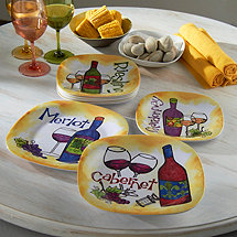 Varietal Melamine Dinner Plates (Set of 8)