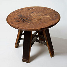 Short Stave Wine Barrel Table