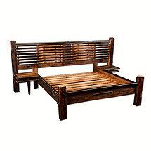 Barrel Stave King Sized Bed