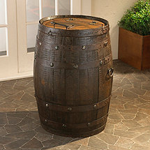 Tequila Barrel Trash Can