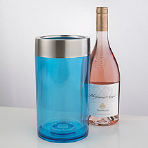Double-Wall Iceless Wine Bottle Chiller (Blue)
