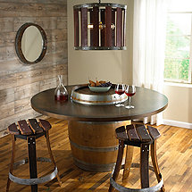 Reclaimed Barrel Dining Table