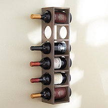 6 Bottle Wine Rack (Stone Grey)