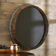 Reclaimed Barrel Head Chalkboard