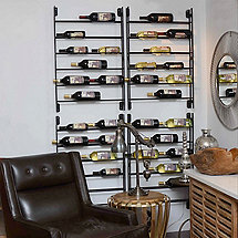 12 Bottle Wall Ladder Wine Rack