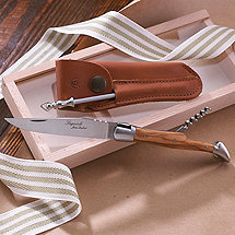 Laguiole Folding Pocket Knife & Corkscrew