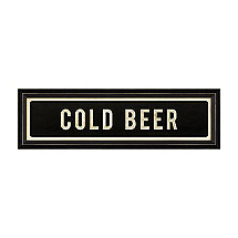 Cold Beer Street Sign