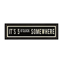 It's 5 O'Clock Somewhere Street Sign