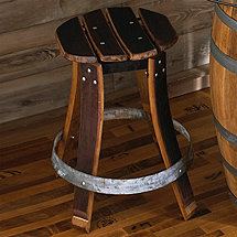 Barrel Stave Stool with Swivel Seat (19 Inch)
