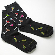 Men's Martini Glass Socks