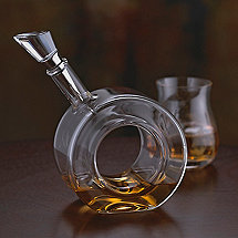 Zodiac Slanted Whiskey Decanter