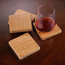 Reclaimed Barrel Stave Coasters (Set of 4)