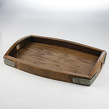 Reclaimed Barrel Stave Serving Tray
