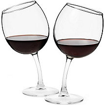 Tipsy Wine Glasses (Set of 2)