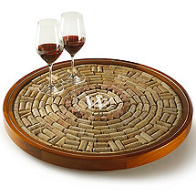 Personalized Wine Cork Lazy Susan Kit