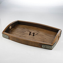Personalized Barrel Stave Serving Tray