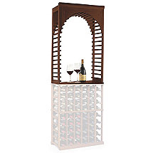 N'FINITY Wine Rack Kit - Arch Display (Dark Walnut Finish)