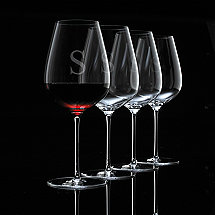 Personalized Fusion Air Bordeaux Wine Glasses (Set of 4)