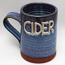 One Pint Cider Tankard (Blue)