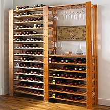 Swedish Wine Center & 126 Bottle Wine Rack