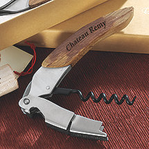 Personalized Origine Reclaimed Wine Barrel Waiter's Corkscrew (Wine Stained)
