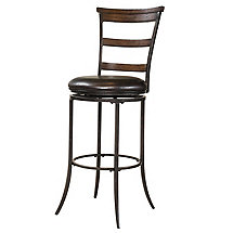 Cameron Ladderback Swivel Bar Stool