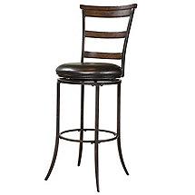 Cameron Ladderback Swivel Counter Stool