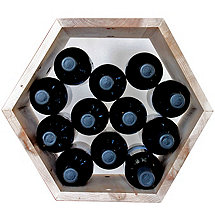 Honeycomb Modular Wine Rack (Maple)