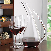 Teardrop Decanter and Fusion Classic Cabernet Wine Glass Set