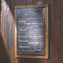 Personalized Wine Cellar Varietal Sign