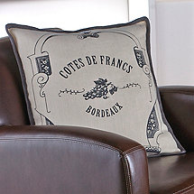 Bordeaux Throw Pillow
