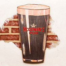 Personalized Pint of Stout Sign