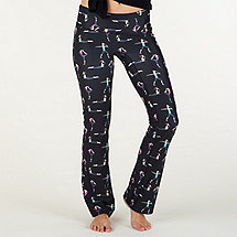 Wine-Themed Yoga Pants
