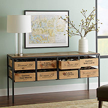 Vino Vintage Console Table
