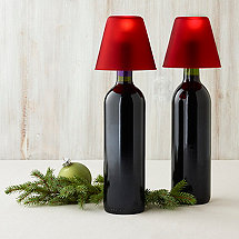 Wine Bottle Tealight Lampshades (Set of 2)