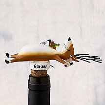 Blitzen Wine Bottle Stopper