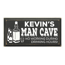 Personalized Whiskey Man Cave Sign